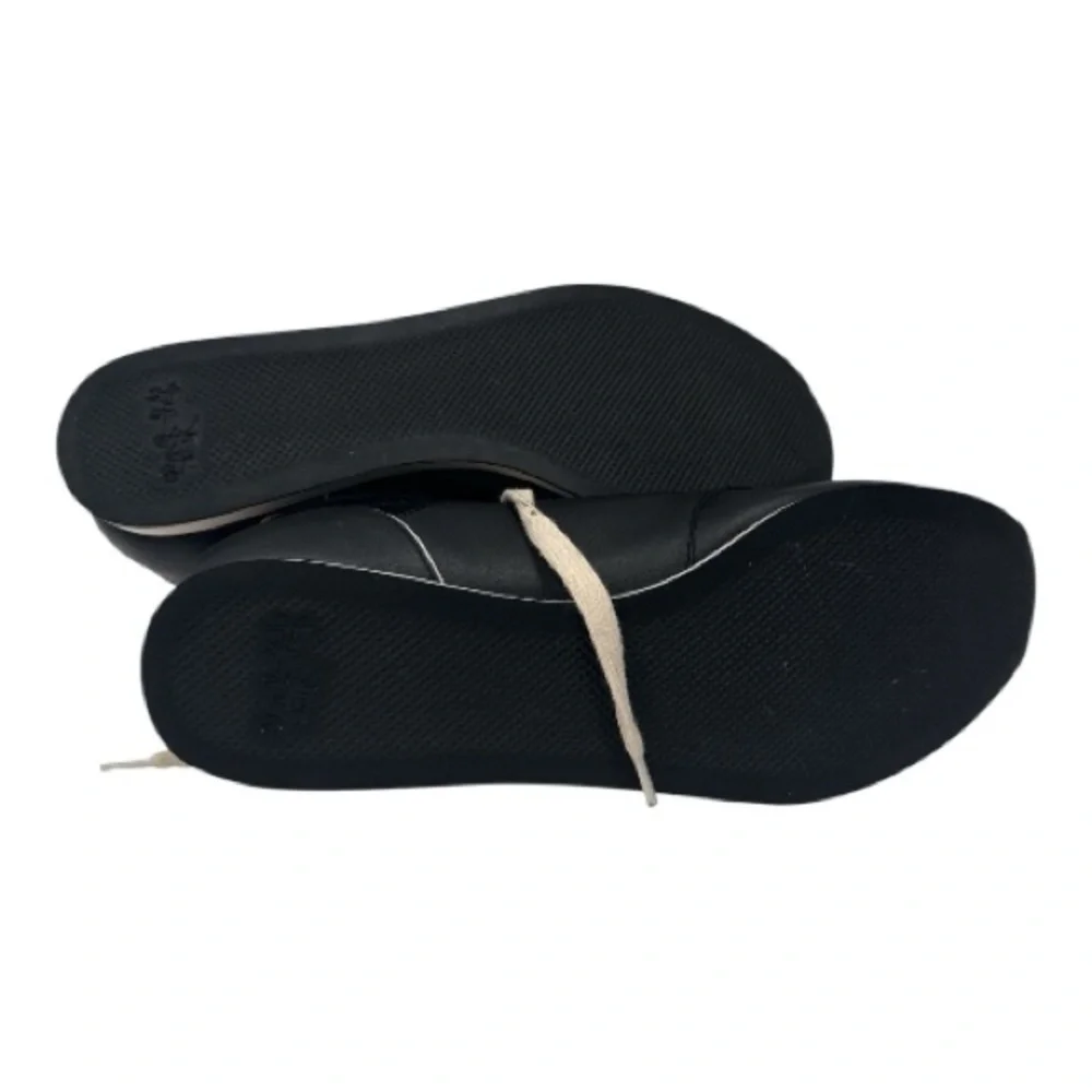 Coach Rebecca Varsity Nap/suede Black/Saddle Q8800 US size 10 B